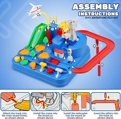 Car Adventure Mechanical Track Toy